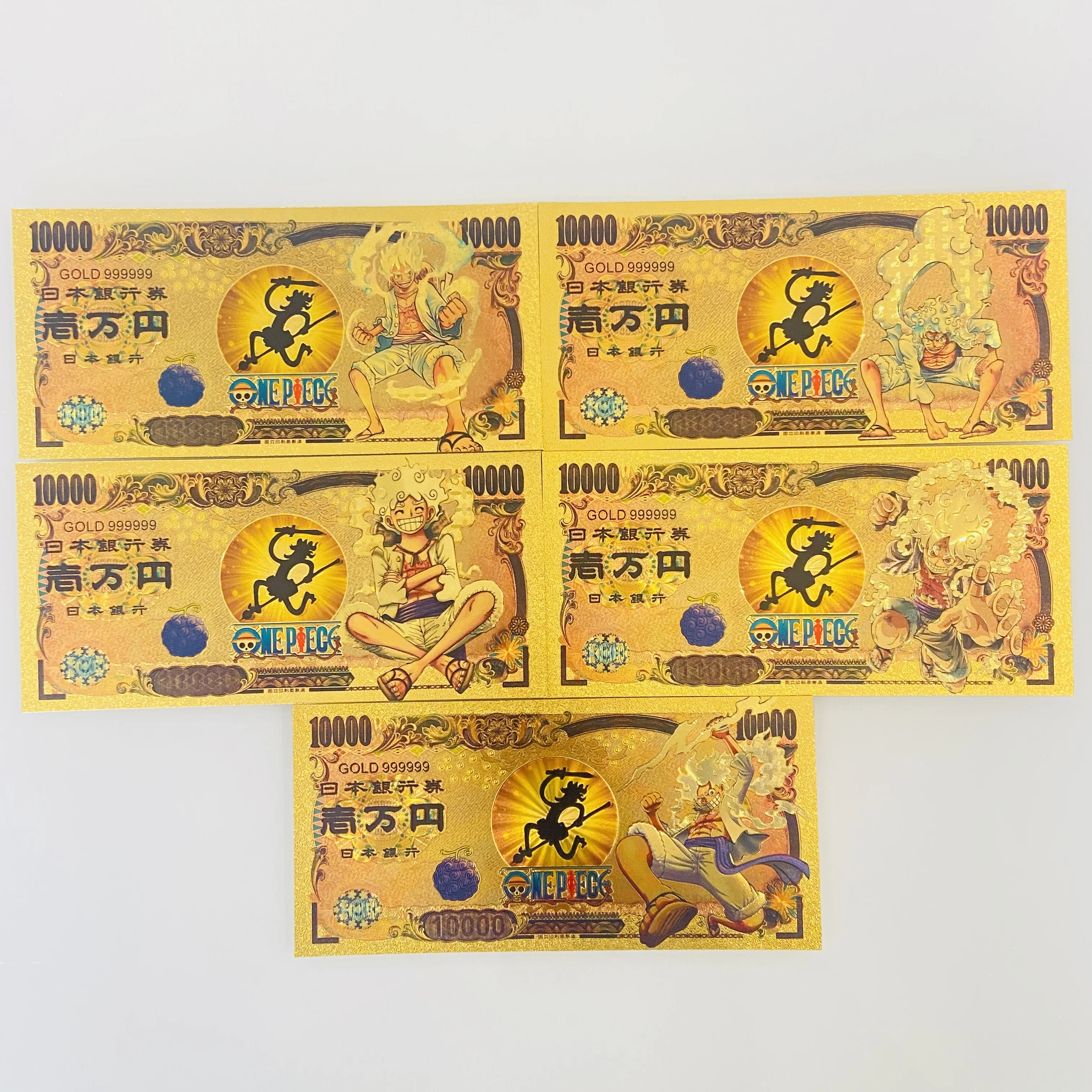 Japanese Kinden Anime Luffy Collectible Card - 10,000 Yen
