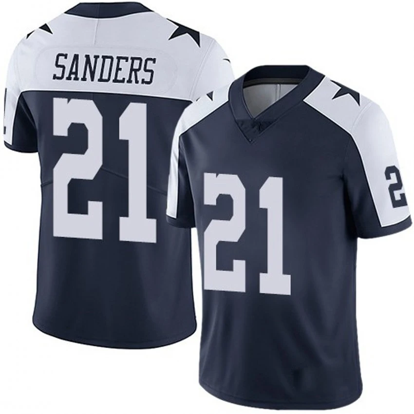 Wholesale Best Quality #4 Dak Prescott #19 Amari Cooper #21 Ezekiel Elliott  #88 CeeDee Lamb Salute to Service American Football Jersey From  m.