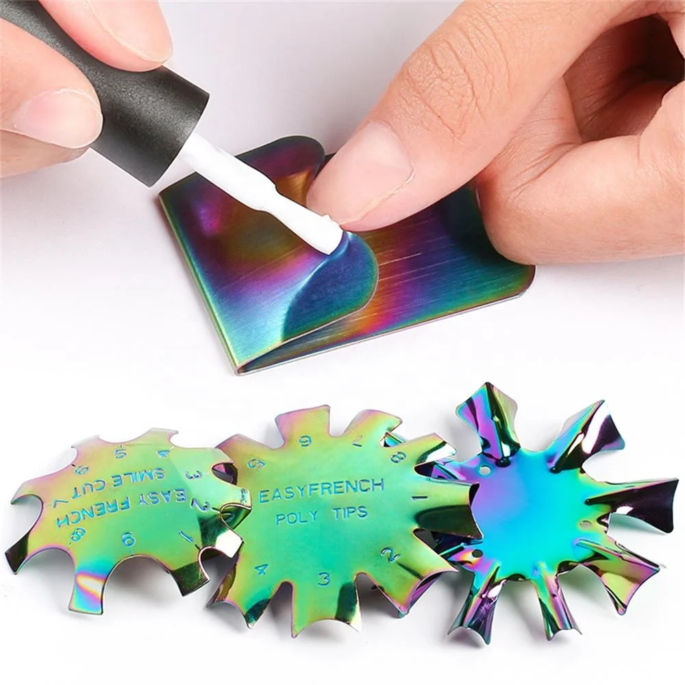 Kuku Palsu Logam French Smile Line Pemotong Tepi Mudah Diy Bentuk Bulan Pemangkas Lukisan Panduan Stensil 8 Gaya Buy Kuku Moon Bentuk Pemangkas Lukisan Seni Kuku Metal Bahasa Perancis Smile Line Pemotong Tepi Sikat