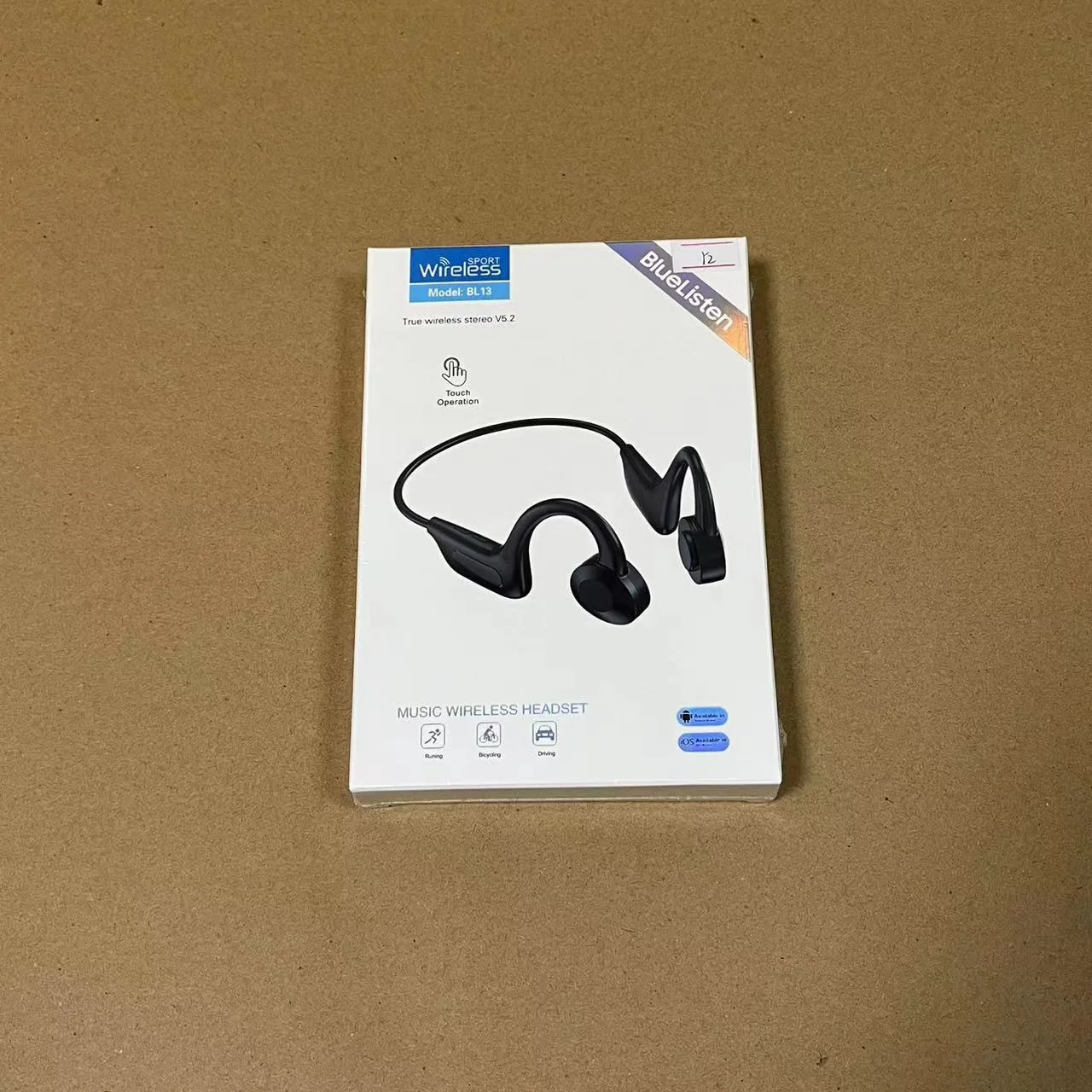 Hotsale In-Ear Wireless for 5.3 Headset with LED Display JL Chipset Memory Card Slot-Sport Ear Design ANC IPX5 Waterproof