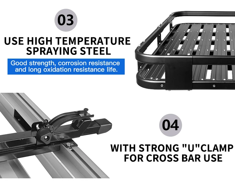 Car Steel Roof Rack Basket Detachable Roof Rack 4x4 Buy Detachable Roof Rack 4x4car Roof Rack 0273