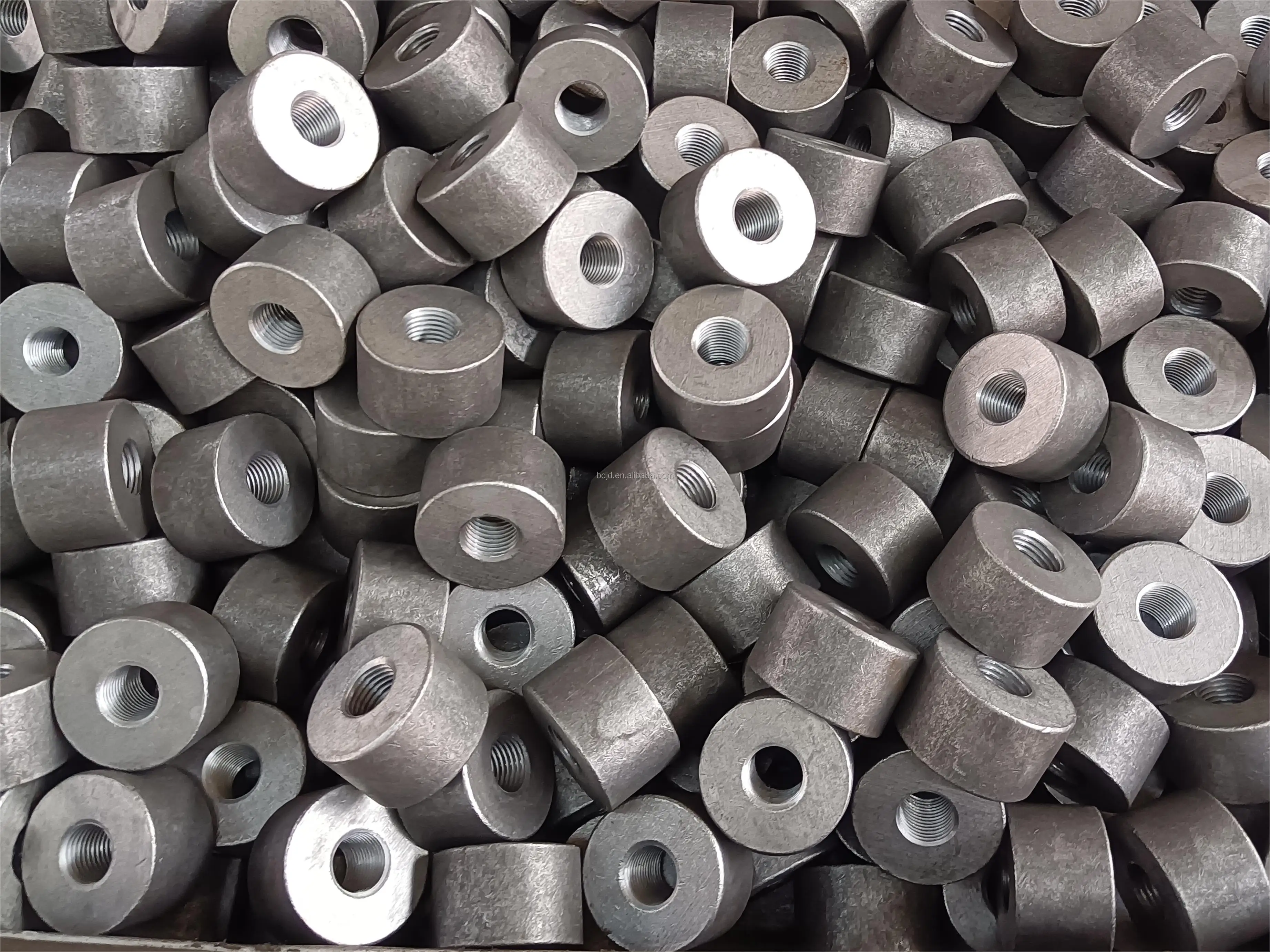 Parallel Thread Connection Steel Anchor Bolt Coupler Rebar Plated Steel