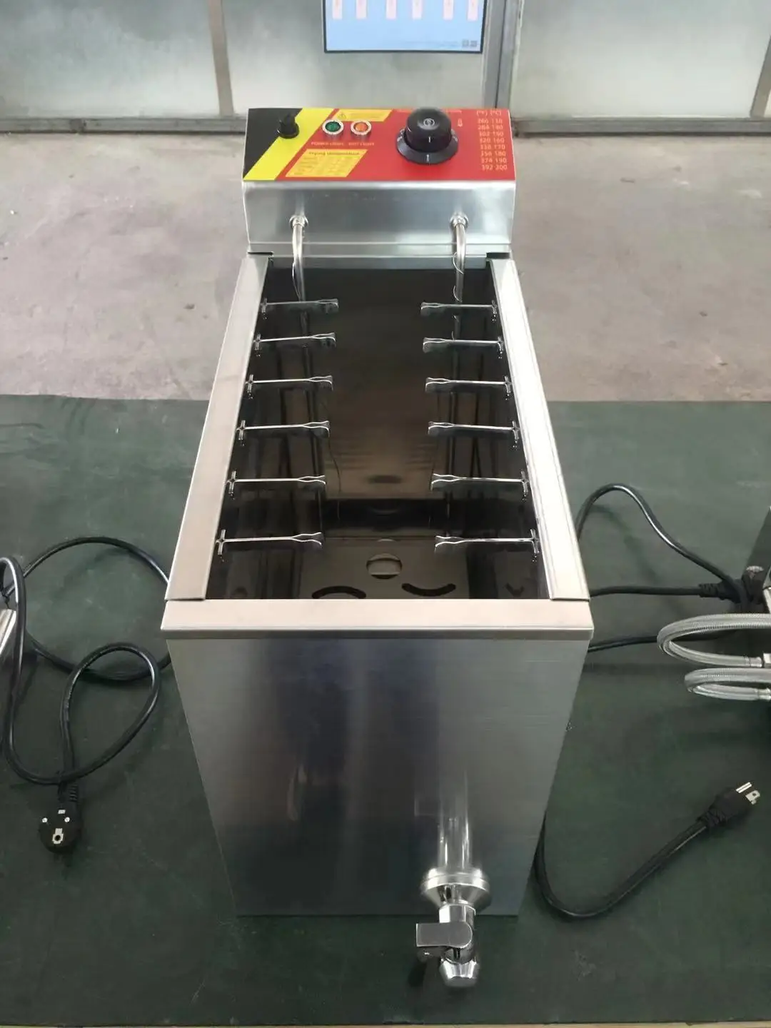 Korean Cheese Hot Dogs Sticks Frying Machine Mozzarella Hot Dog Maker