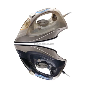 AOJA Multi-Function Vertical Steam Iron with Variable Steam LED Light 2200W High Power Ceramic Soleplate Anti-Calc