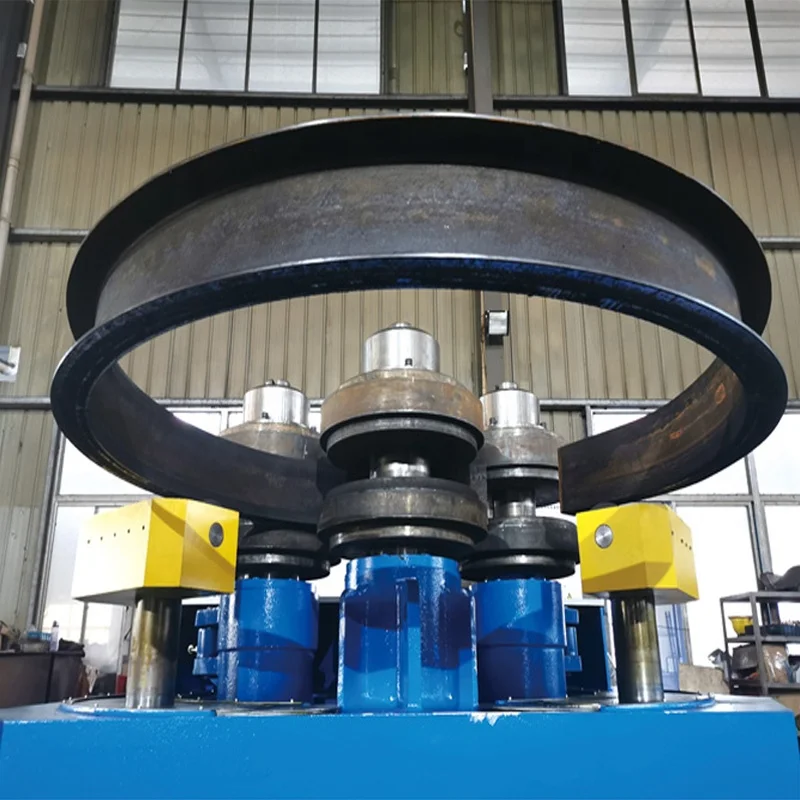 W24s-45 Degree Setting Sheet Metal Horizontal Hydraulics Metal Profile h Beam Profile Steel Bender Bending Rolling Machine