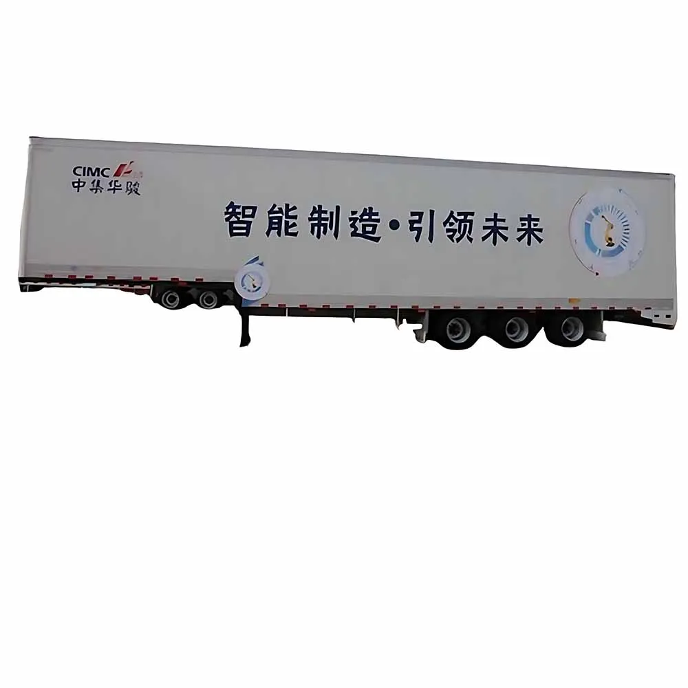 High Quality 40FT 45FT Refrigerated  Container Van Semi Trailer Fish Food Carrier Van Freezer Semi Truck For Sale