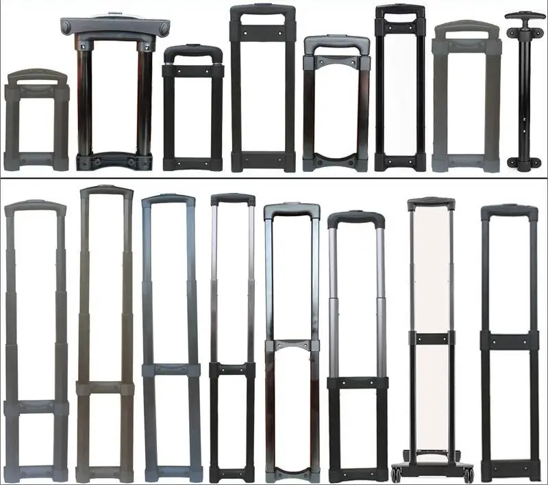 Extensible Big Tube Telescopic Metal Trolley Handle Spare Parts for Luggage Telescopic Trolley Pull Handle Wheels Trolley Handle