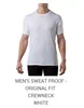 Men crew neck-White