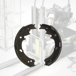 Komatsu TCM Mitsubishi 2-3T 313 Left Larger Stock 60mm Brake Shoes Forklift Spare Parts New 3 Months Warranty