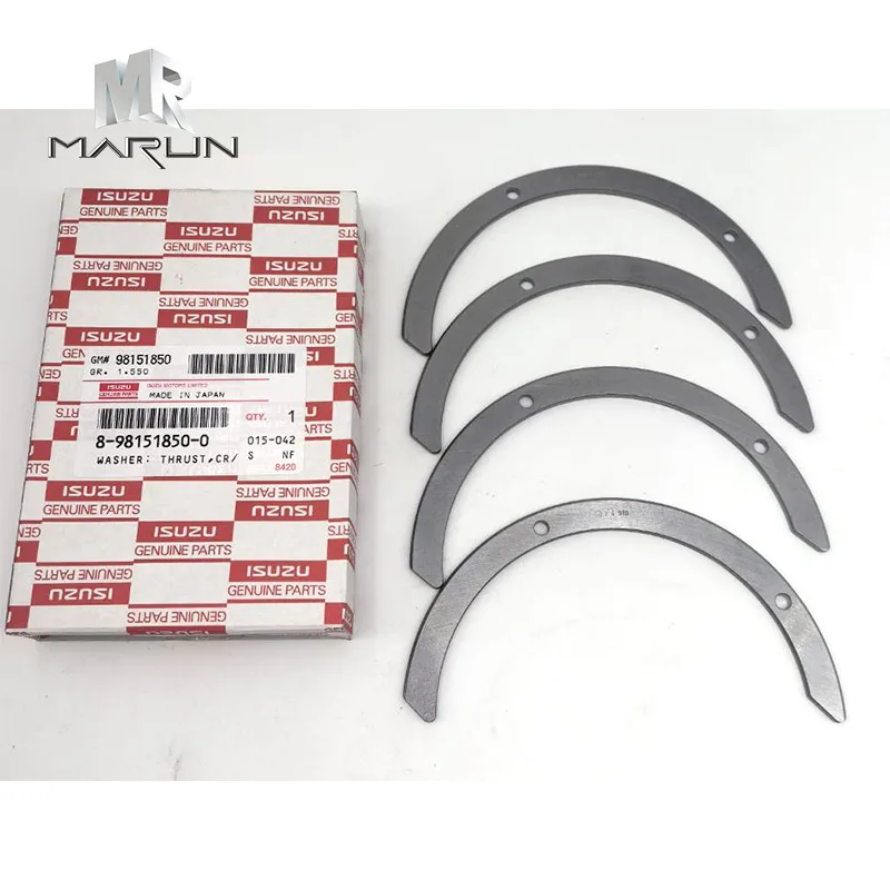 6WG1 Original Crankshaft Thrust Washer for Excavator ZX450 Construction Machinery Engine Parts  8-98151850-0 1-11599009-0