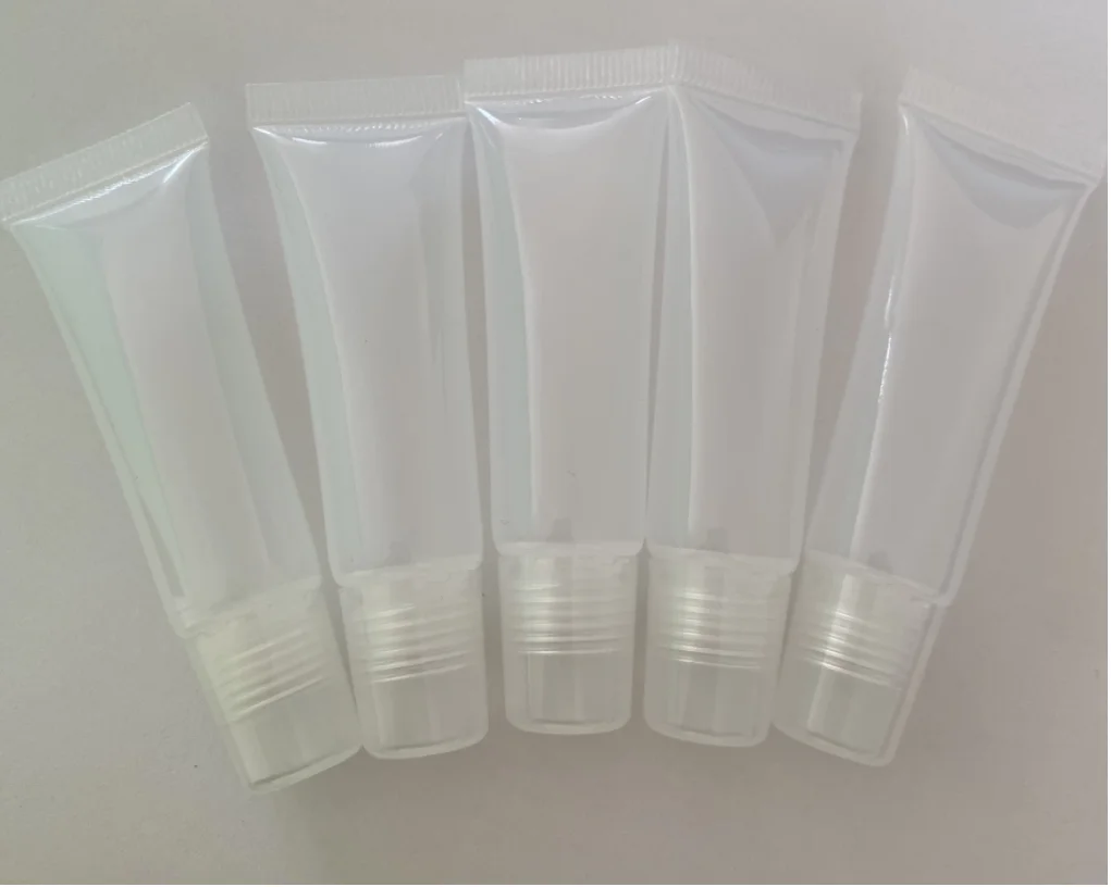 Wholesale 6ml Round Wand Lip Gloss Tube With Wand Big Brush Private