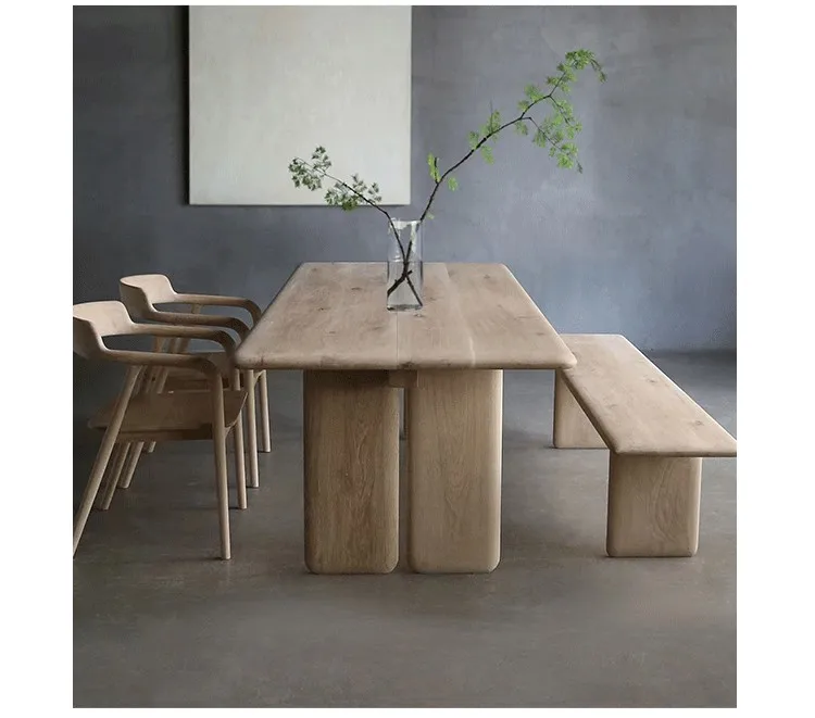 Rectangular Shape Dining Table Nordic Rectangle Shaped Dining Table - Modern & Stylish