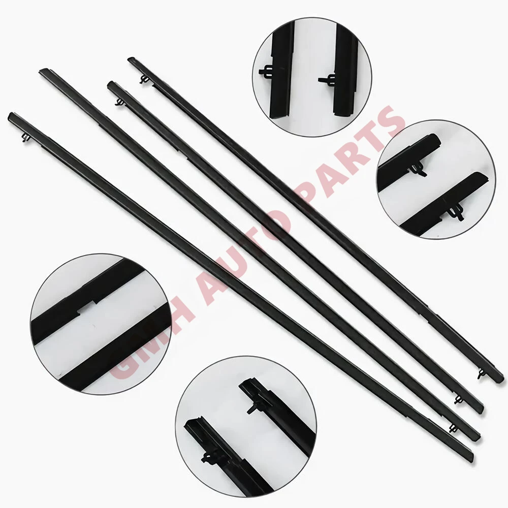 KLNU For Honda Civic 2006 2007 2008 2009 2010 2011 Car Outside Window Moulding Weatherstrip Seal Belt Weather Strip Plastic I3586752231