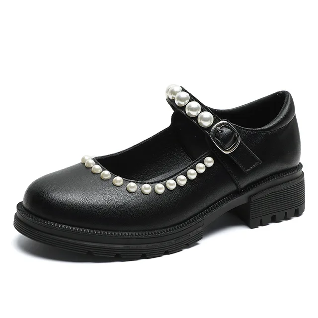 sh11316a Genuine Leather Mary Jane Shoes Women Japanese Style Vintage Soft Girls Platform College Student Shoes - Image 2