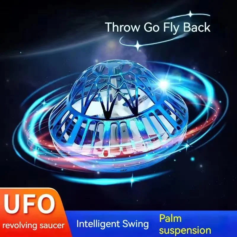 New Trends Toys 2024 Ufo Mini Drone Flying Spinner Flying Ufos Flying