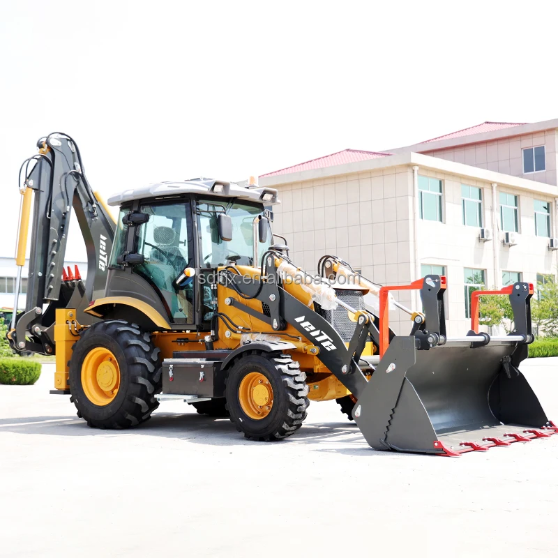 HOT Multi-purpose 4 Wheel Drive New Backhoe and Loader 3 Tton 5 Ton New Backhoe Loader Price for Sale Backhoe Loader All-Terrain