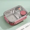 850ml stainless steel two-compartment model red