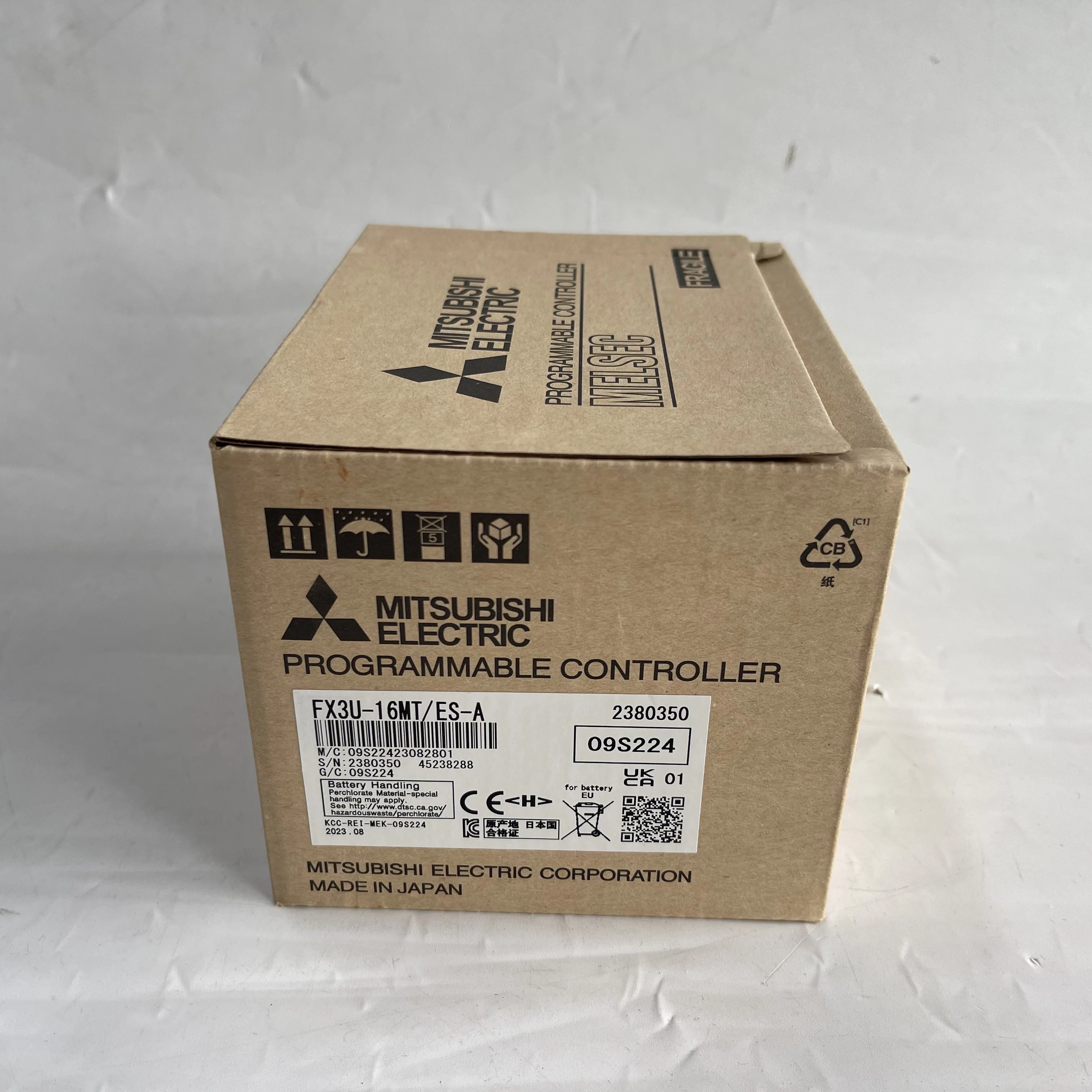 Mitsubishi Programmable Controller FX3U-16MT/ES-A Mitsubishi Programmable Controller FX3U-16MT/ES-A