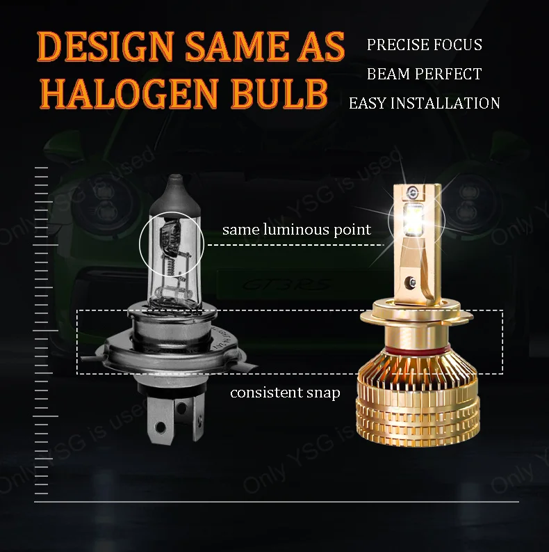 2025 Hot Sale 200w 40000lm LK Led Headlight Bulb Luz Led Para Auto H1 ...