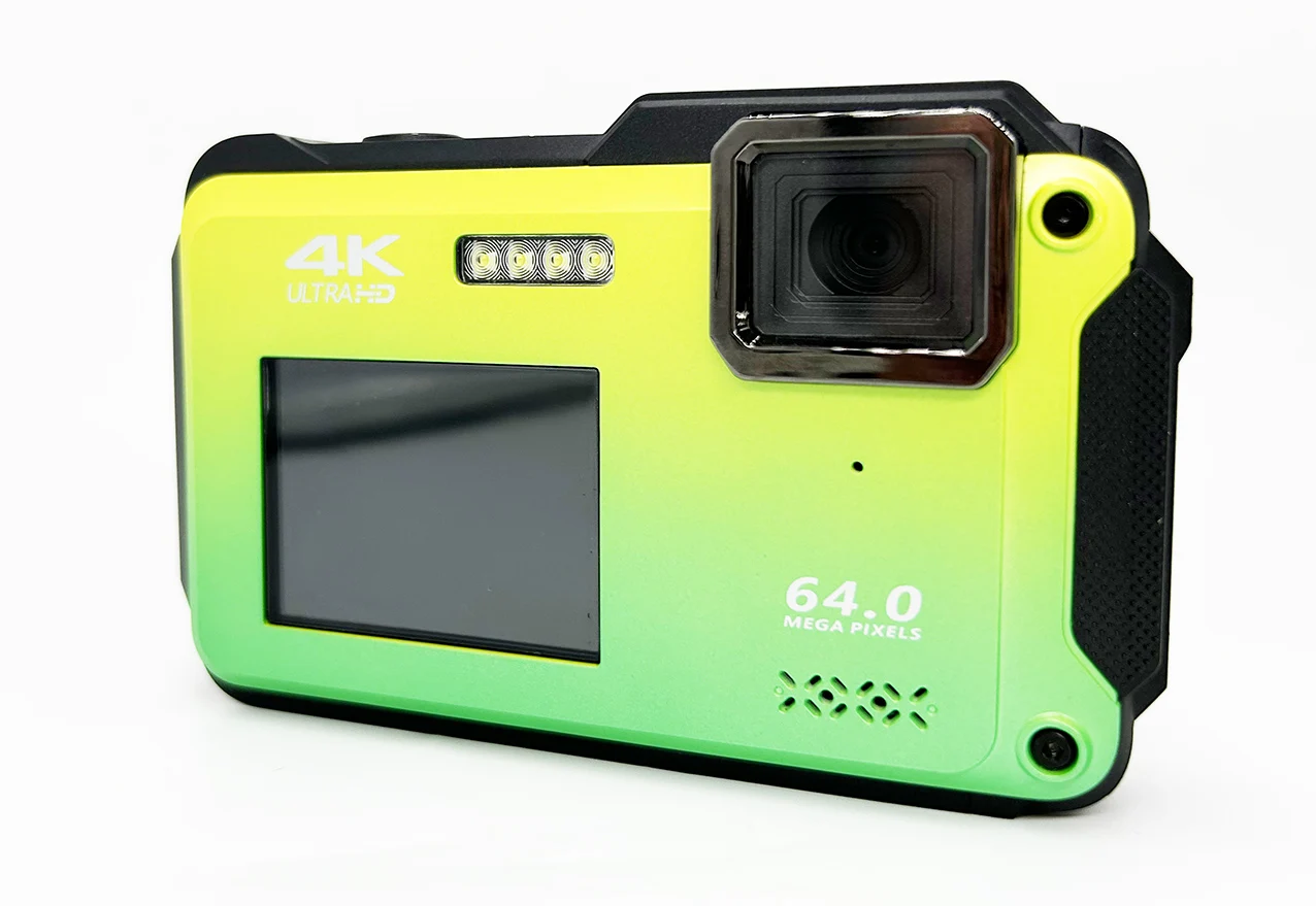 Wifi Autofocuse Ipx8 Self Waterproof Dual Screen 64mp 16x Digital Zoom