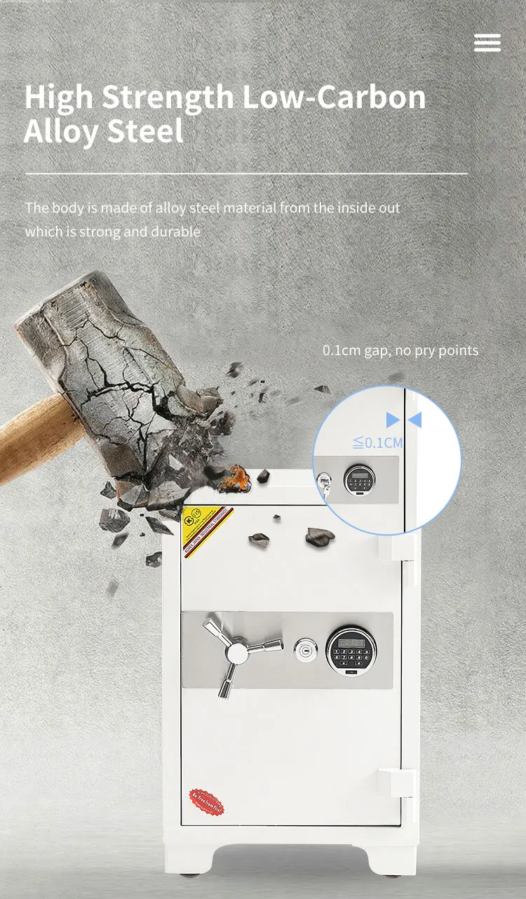 CEQSAFE Custom 2 Hour Fireproof Home Deposit Security Money Fireproof Safe Box factory