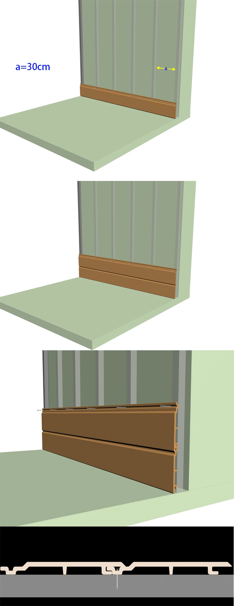 Building Wall Plate and Use for wall Anti ultraviolet radiation Anti-fade Anti-scratch