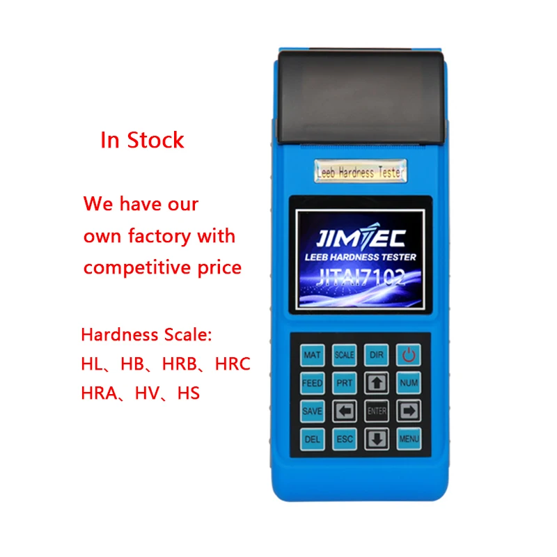 JITAI7102 Handheld Digital Portable Hardness Tester for Metal