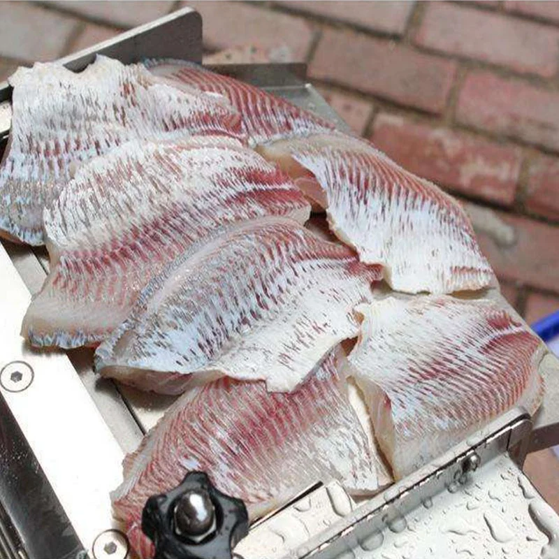 Efficient Fish Fillet Peeling Cod Fish Catfish Skin Scraping Removing Machine
