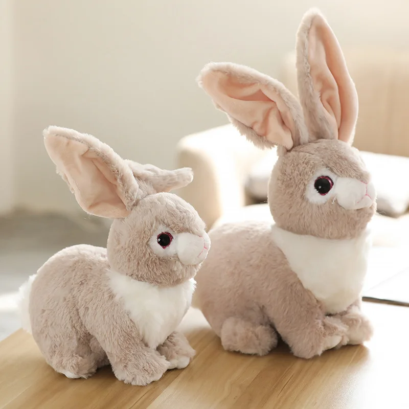 Simulation Stuffed Animal Rabbit Bunny Look Real Stuff Simulation