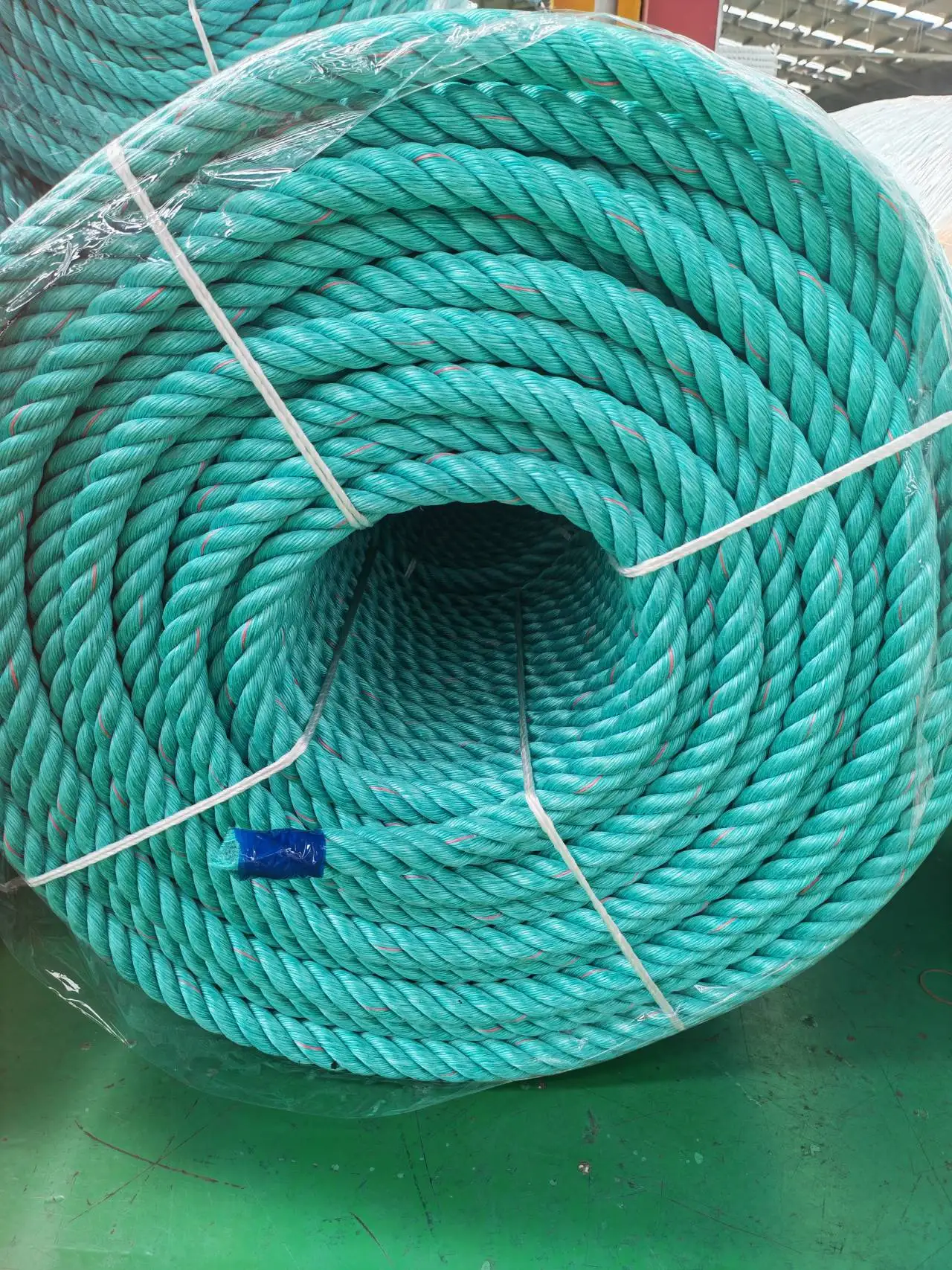 64mm White PP Polypropylene 8 Strand Mooring Rope for Marine Use 13