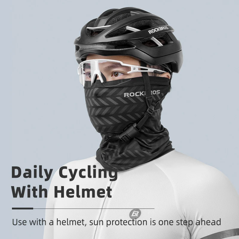 ROCKBROS Wholesale Summer Ice Silk Face Scarf Bike Bicycle Face