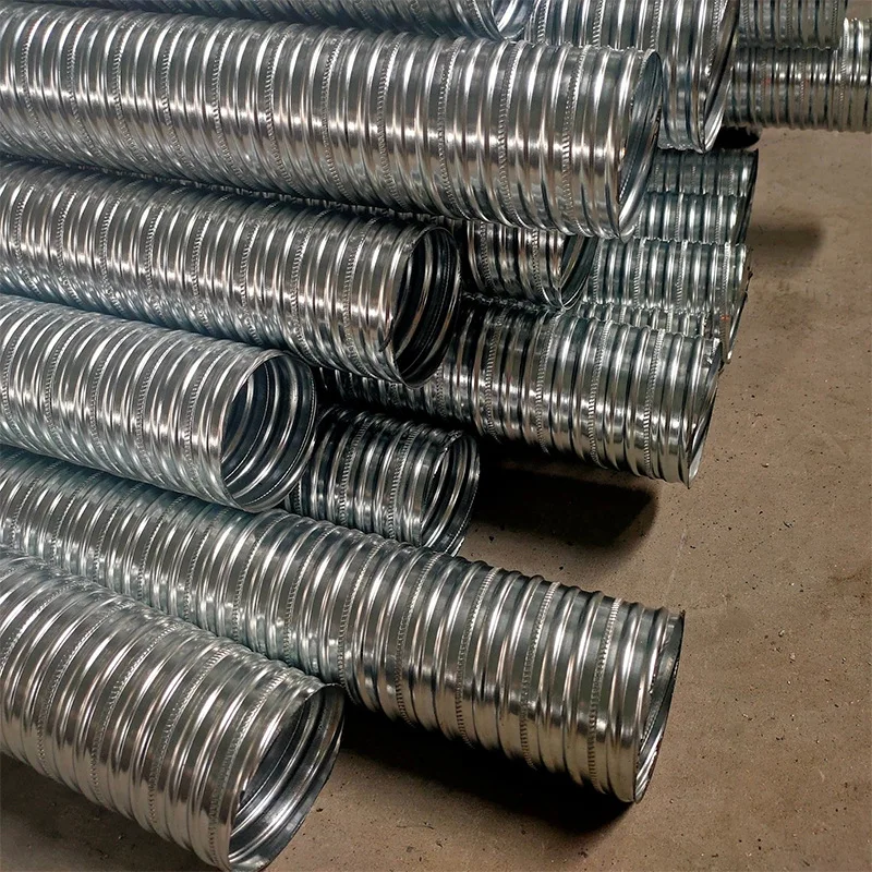 Double Wall Round Post-tension Corrugated 35~135mm Prestress Concrete Pipe Duct Making Machine