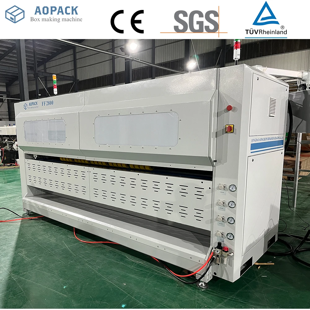 Aopack Z Type Corrugated Fanfold Box Carton Making Machine