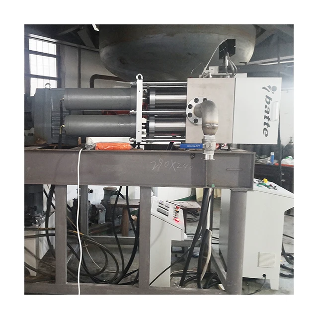 Automatic Plastic and Rubber Extruder Continuous Double Piston Hydraulic Screen Changer for Biopolymer