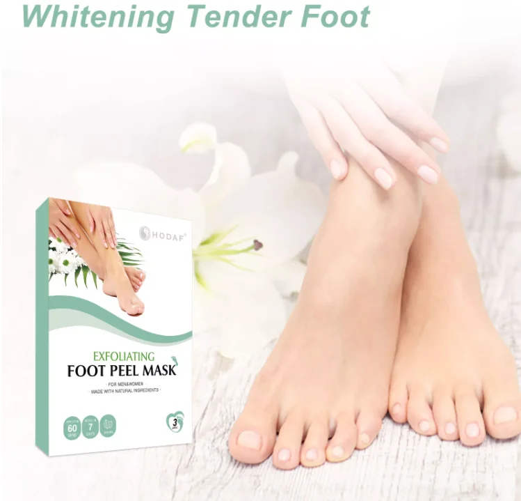 Peeling Exfoliating Foot Mask Feet Mask Remove Dead Skin Cuticles Heel