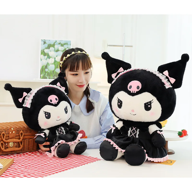 Popular Black Kuromi Plush Melody Kuromi Plush Toy Stuffed Animal Doll ...