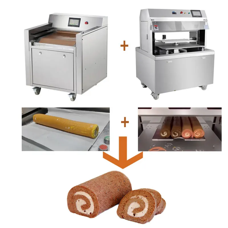 Sushi Snacks Cake Baking Towel Swiss Roll in Chocolate Flavor