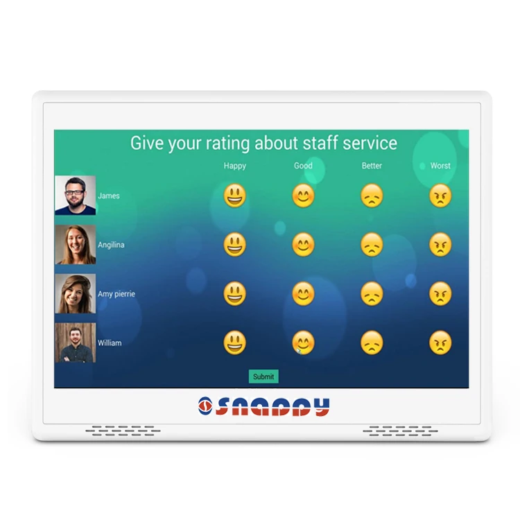 Espanol customer feedback comentarios de los clientes 10 inch tablet L shape built-in FMS software