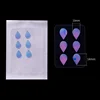 6pcs per sheet teardrop
