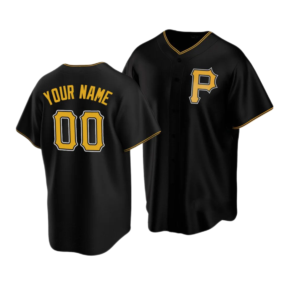 Pittsburgh Pirates Peanuts Snoopy Jersey Baseball Shirt Black Custom Number  And Name - YesItCustom
