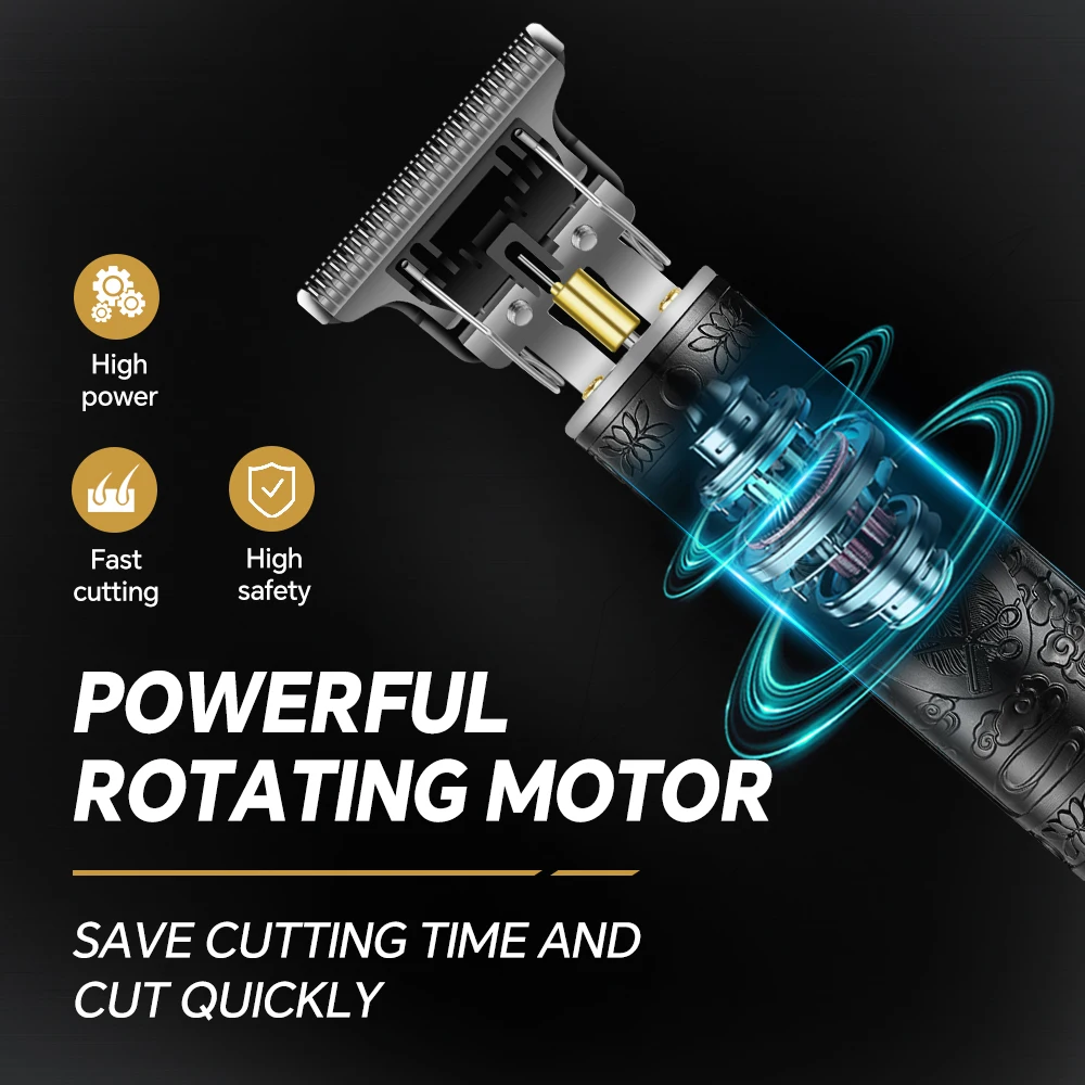 Professional Rechargeable USB Electric Hair Trimmer for Clipper for Men Stainless Steel Blade for Home Hotel Outdoor and RV Use details