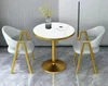 Sedie in Marmo Bianco+Grigio Chiaro