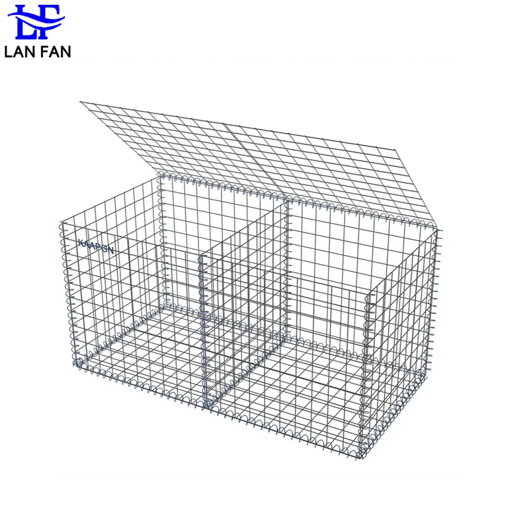 Galvanized Iron Wire Mesh Gabion Wall Basket Galvanized Box and Mesh Cage