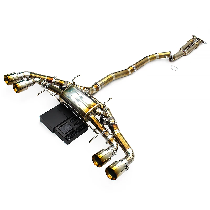 Valvetronic Muffler Exhaust Pipes For Nissan GTR / GT-R R35 3.8TT 2008-2023 Titanium Plug And Play