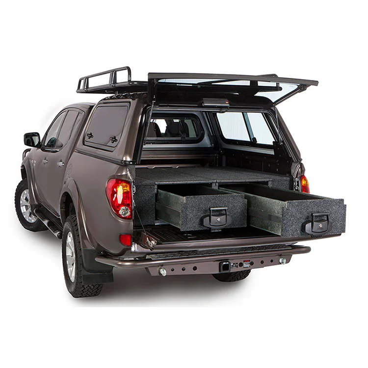 4x4 Privacy Cargo Safety Security Storage Lockers Drawer System