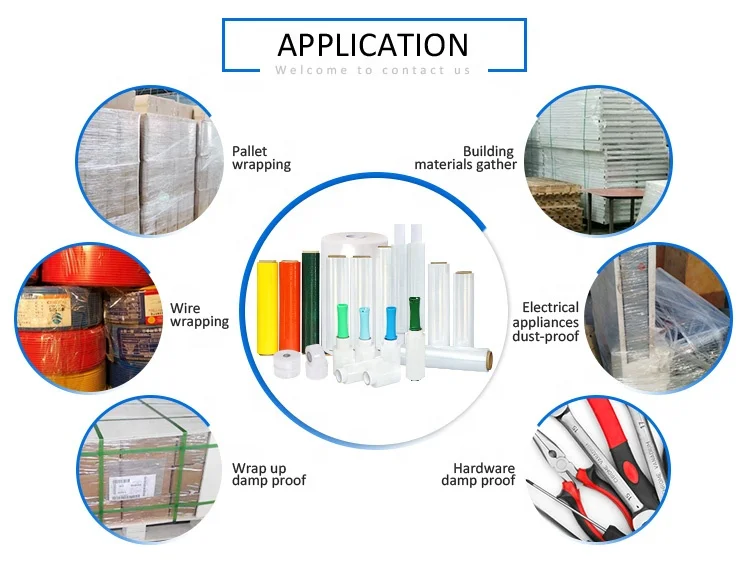 Yalanpack Casting Stretch Film Factory Price Plastic Shrink Wrap for Packaging Soft PE Material Customized Moisture Proof