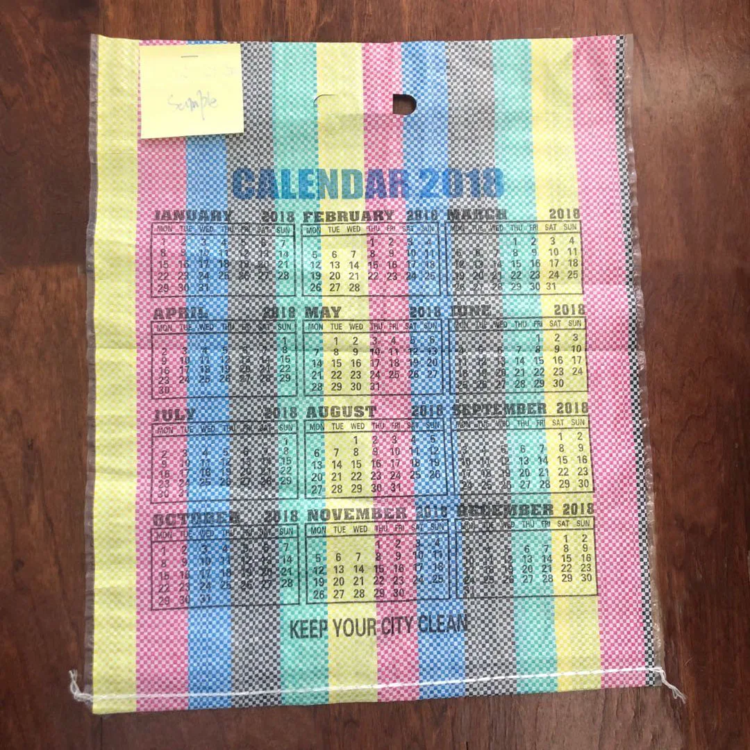 Bolsas plásticas laminadas do polipropileno da gambia, sacos da