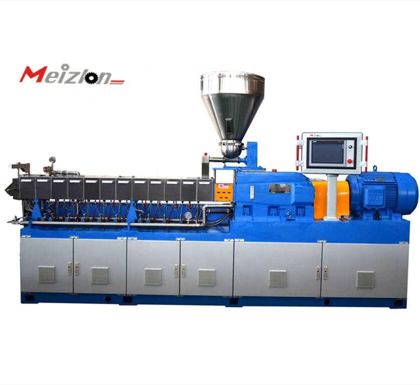 Малая емкость двухшнековый экструдер машина для пластиковые гранулы