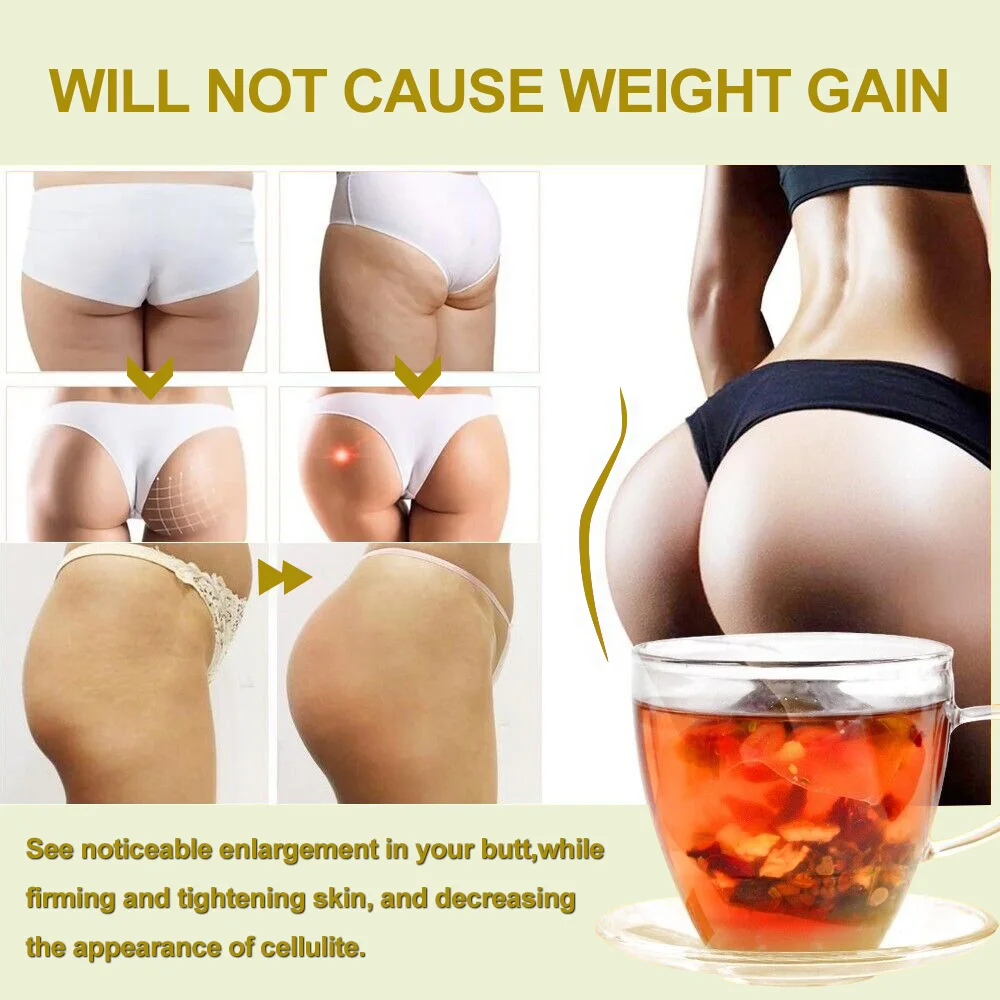 Hips and Butt Enhancement Tea Effective Hip Lift up Bigger Buttock Butt Tea Buttocks Enlargement Body Care Tea