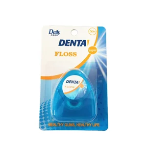 Daily Care Dental Floss 50m Nylon Material Cool Mint Flavor Teeth Clean Floss with Different Box Color